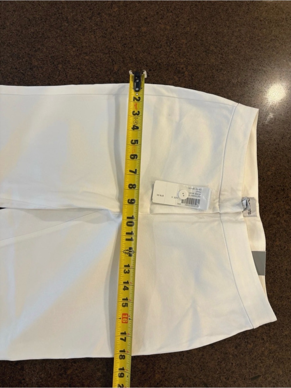 Chico's‎ White Straight-Leg Pants 0.5 - Picture 9 of 14